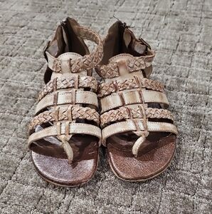 Roan Gladiator Braided Tan Women's Sandals
